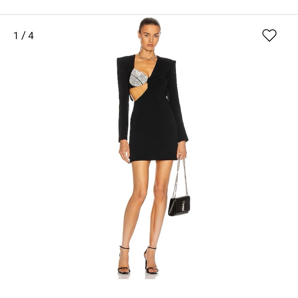 Elegant Black Cut-Out Dress